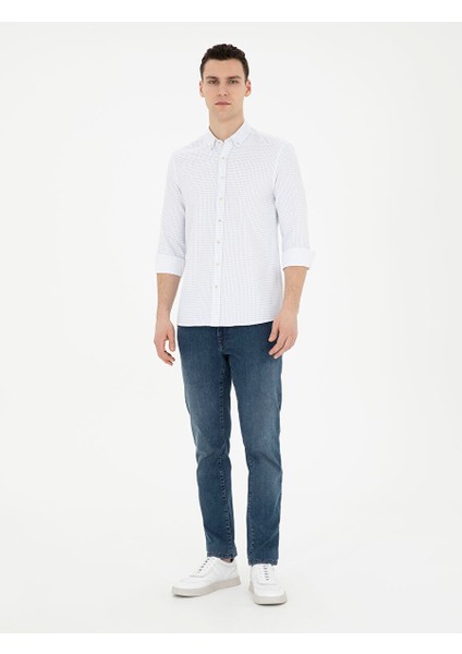 Saks Slim Fit Uzun Kollu Gömlek