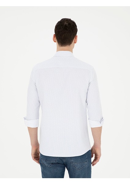 Saks Slim Fit Uzun Kollu Gömlek