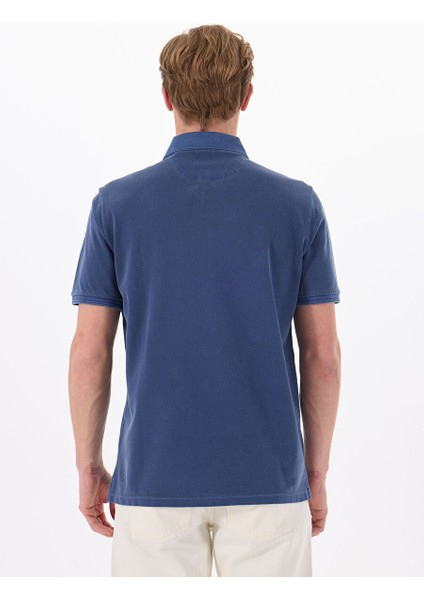 Lacivert Erkek Relaxed Nakışlı Polo T-Shirt M5SM-TST1326 indirimleri