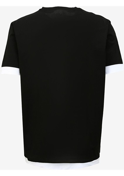 Bisiklet Yaka Gri - Siyah Erkek T-Shirt WJ16_ZJDZ fiyatları