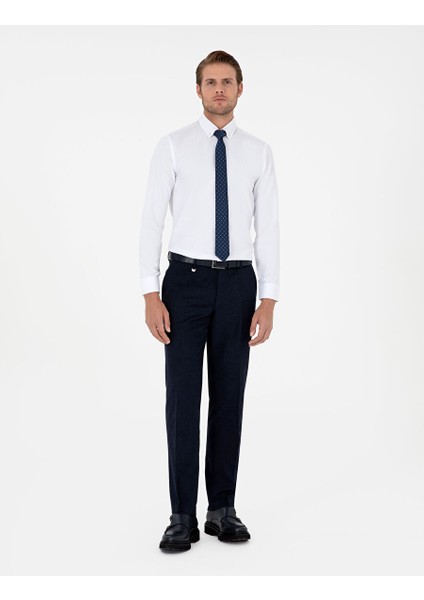 Beyaz Slim Fit Uzun Kollu Gömlek fırsatları