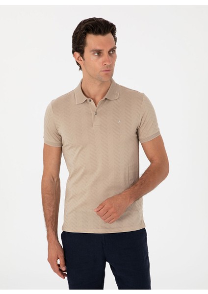 Vizon Erkek Slim Fit T-Shirt Jucımar