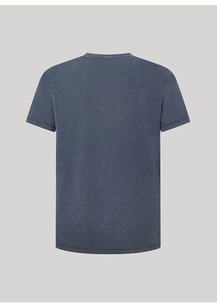 Lacivert Erkek Regular Fit Nakışlı T-Shirt PM508664 594 Jacko indirimleri