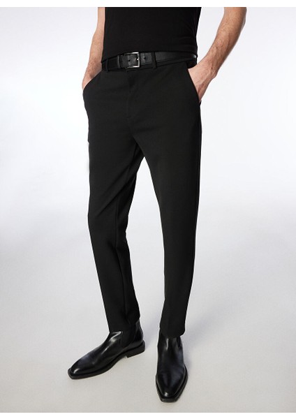 Siyah Erkek Regular Fit Chino Pantolon FC4SM-PNT 0763 fiyatları