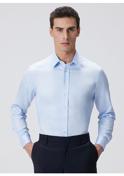 Mavi Erkek Klasik Slim Fit Gömlek 1091836
