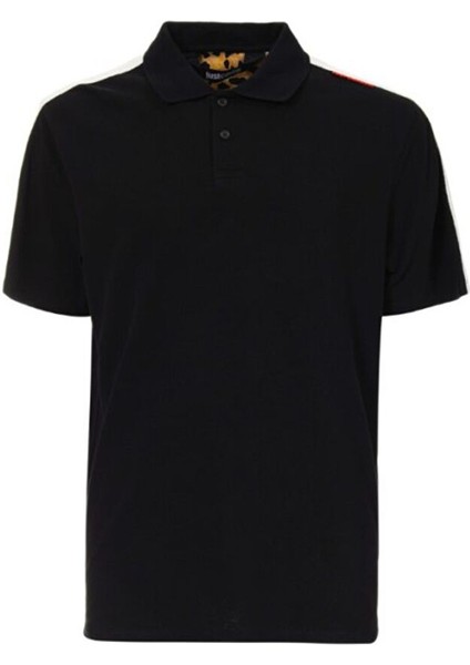 Siyah Erkek Slim Fit Polo T-Shirt 76OAGG22