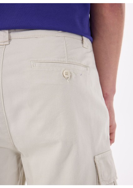 D5SM-SHT3889 Gri Standart Erkek Kargo Şort