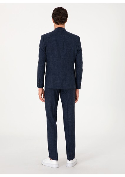 Lacivert Erkek Slim Fit Takım Elbise Excl Sıan