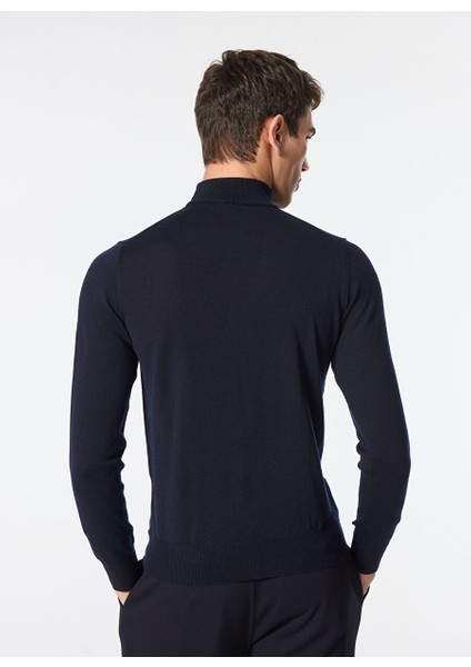 Lacivert Erkek Yarım Balıkçı Slim Fit Kazak WM19.ZMG9.U780 indirimleri