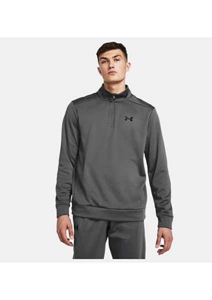 Erkek Ua Armour Fleece 1/4 Fermuarlı Sweatshirt 1373358-025