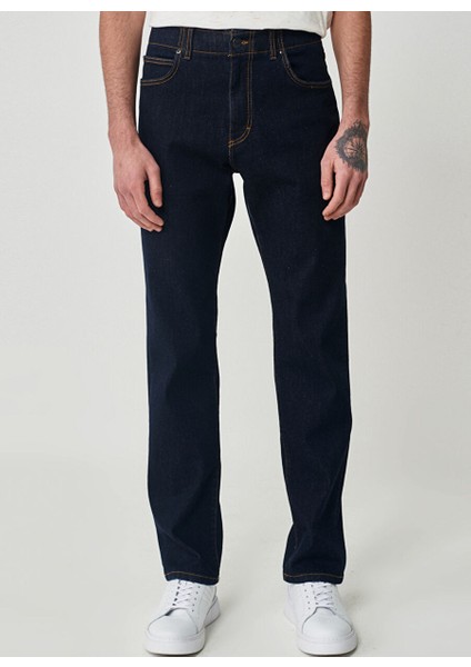 Erkek Düz Paça Straight Denim Pantolon L72ASO36_