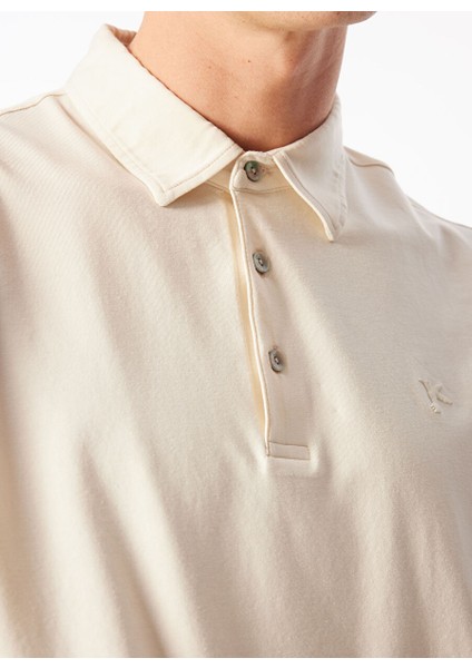 Ekru Erkek Polo Yaka Regular Fit Polo T-Shirt FC4SM-TST 0250 indirimleri