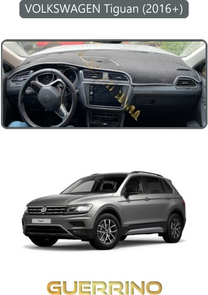 Volkswagen Tiguan (2016+) ;torpido Koruma Halısı Gri Kenar