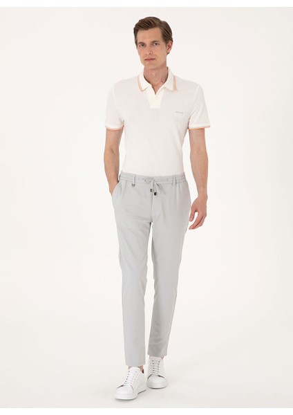 Gri Erkek Slim Fit Pantolon E19400/PB