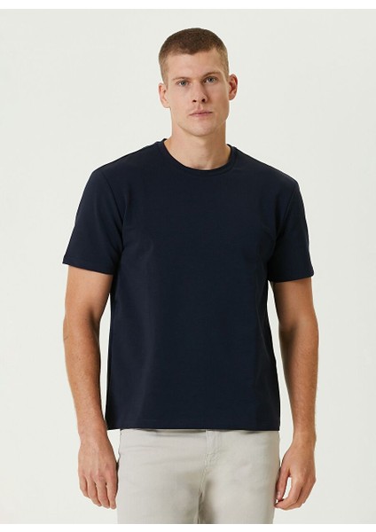 Lacivert Erkek Comfort Fit T-Shirt 1083747