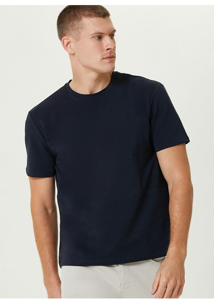 Lacivert Erkek Comfort Fit T-Shirt 1083747 fiyatları