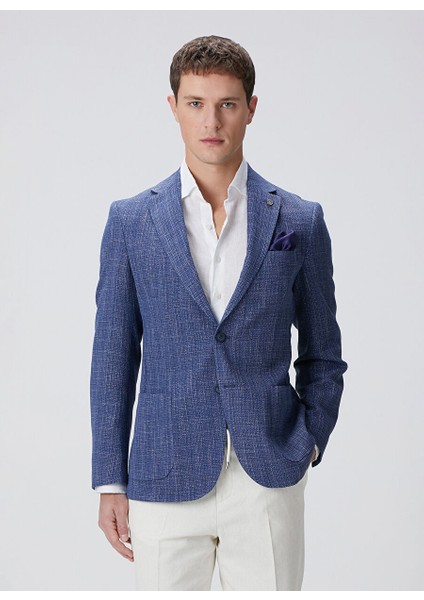 Lacivert Erkek Slim Fit Ceket 1093980