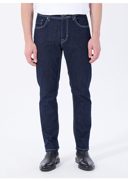 Lacivert Erkek Straight Yıkamalı Denim Pantolon Washıngton Straıght-73 modelleri