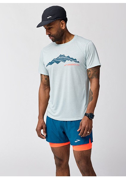 211502492 Distance Short Sleeve 3.0 Gri Yuvarlak Yaka Normal Kalıp Baskılı T-Shirt modelleri
