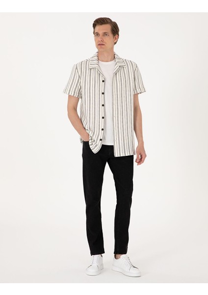 Siyah Slim Fit Jean Pantolon