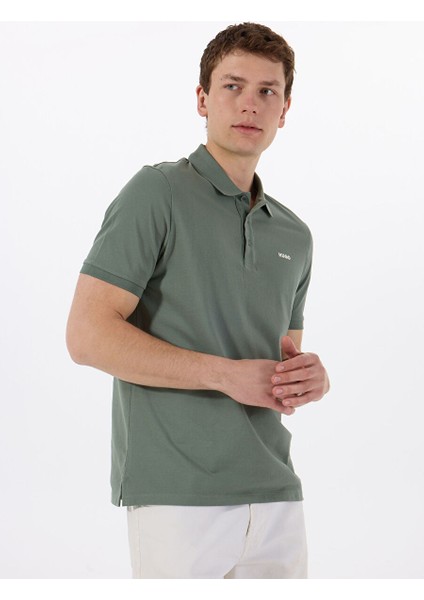 Yeşil Erkek Regular Fit Polo T-Shirt 50466182_DONOS222 10231467 01