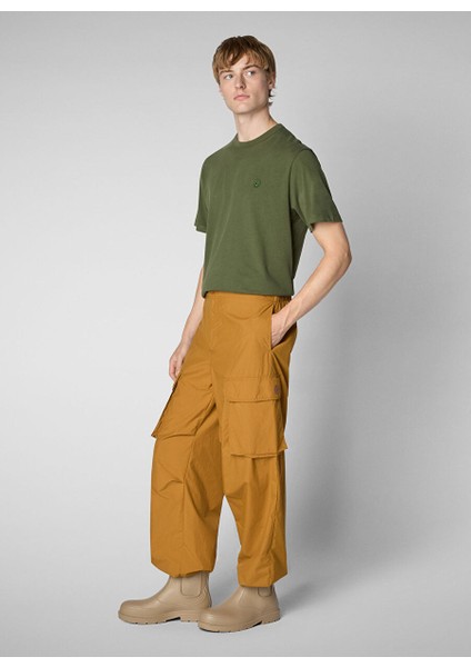Yeşil Erkek Normal Düz T-Shirt DT1194MMESY1950065 Bram Yeşil
