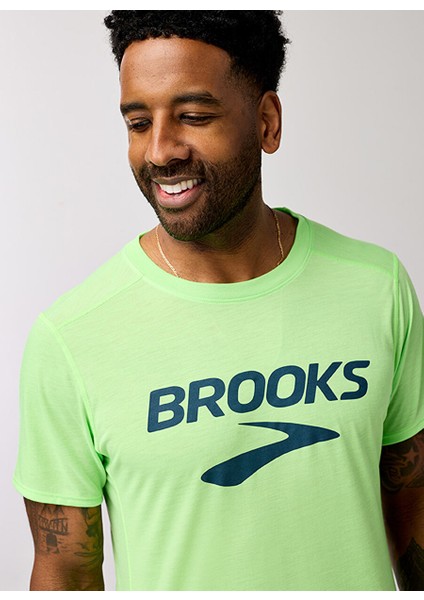 211502334 Distance Short Sleeve 3.0 Yeşil Yuvarlak Yaka Normal Kalıp Baskılı T-Shirt modelleri