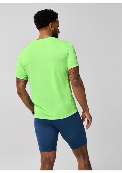211502334 Distance Short Sleeve 3.0 Yeşil Yuvarlak Yaka Normal Kalıp Baskılı T-Shirt fırsatları