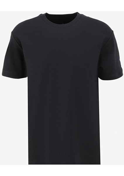 Bisiklet Yaka Siyah Erkek T-Shirt BBSS24MTS015