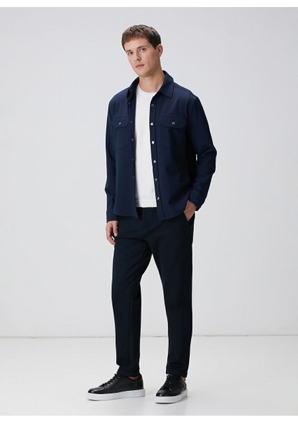 Ekru Erkek Bisiklet Slim Fit Kazak 1093987