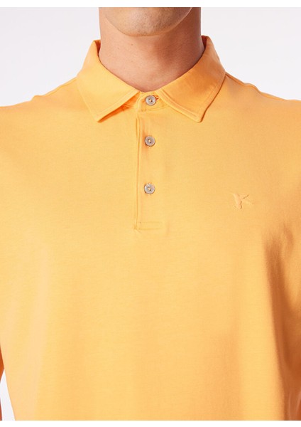 Açık Turuncu Erkek Polo Yaka Regular Fit Polo T-Shirt FC4SM-TST 0250 indirimleri