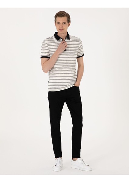 Siyah Slim Fit Jean Pantolon