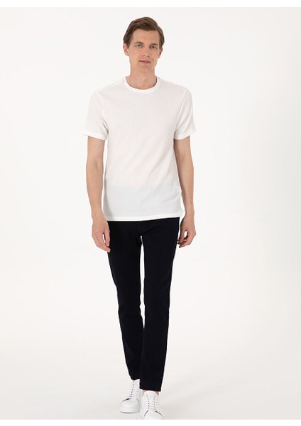 Ekru Erkek Slim Fit T-Shirt Mıranda fırsatları