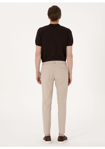 Bej Erkek Slim Fit Pantolon E19400/PB