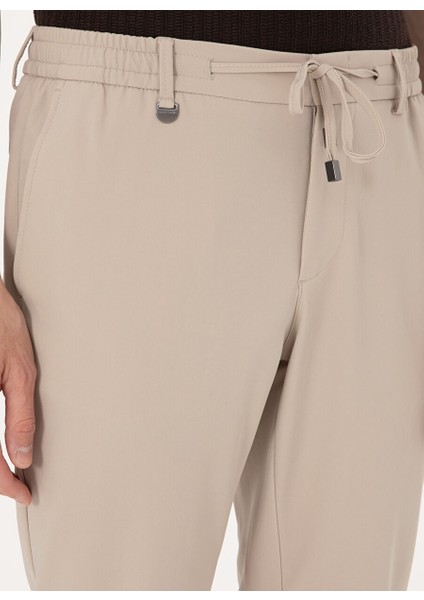 Bej Erkek Slim Fit Pantolon E19400/PB
