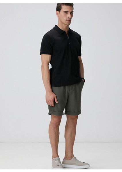 Siyah Erkek Slim Fit T-Shirt 1094152 modelleri