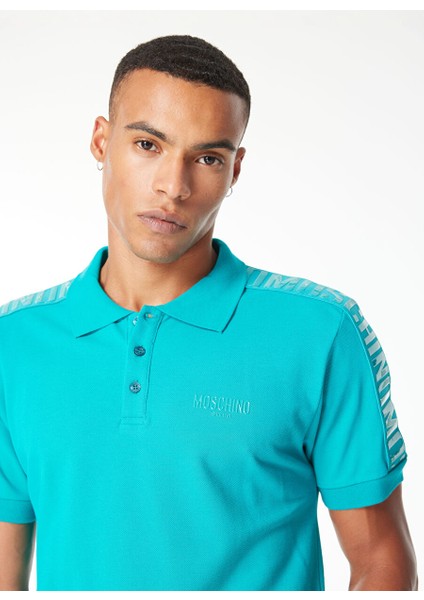 Yeşil Erkek Desenli Polo T-Shirt 241V3A1604 fiyatları