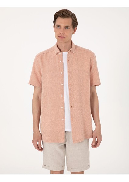 Mercan Comfort Fit Kısa Kollu Gömlek modelleri