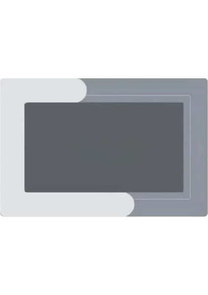Kare Sihirli Su Emici Banyo Paspası Kaymaz Tabanlı Ayak Paspası 38X58 cm Yazısız Model M-60