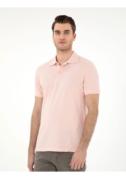 Pudra Slim Fit Basic Tişört