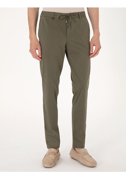 Yeşil Ex. Slim Fit Kumaş Pantolon fiyatları