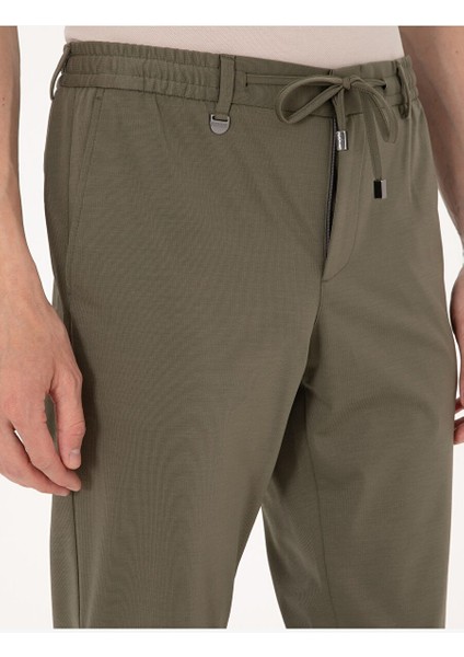 Yeşil Ex. Slim Fit Kumaş Pantolon indirimleri