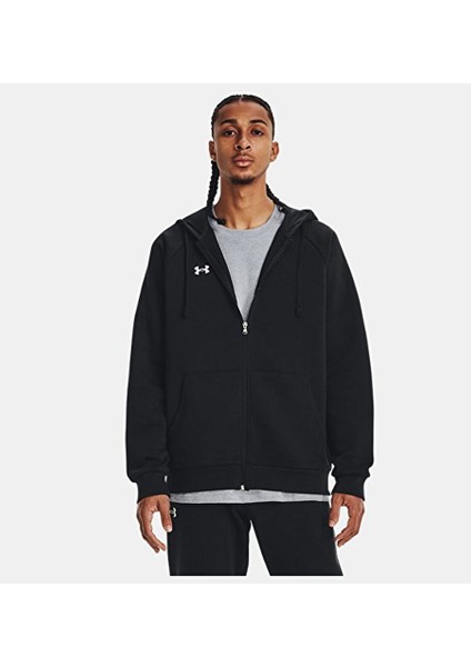 Erkek Ua Rival Fleece Tam Fermuarlı Kapüşonlu Üst 1379767-001