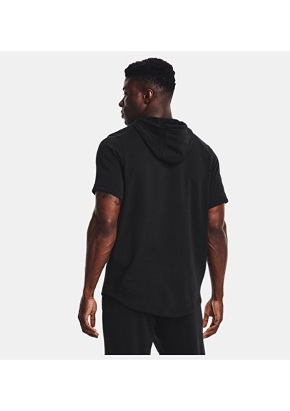 Ua Rival Terry Lc Ss Hd Erkek Sweatshirt 1370396-001 Siyah