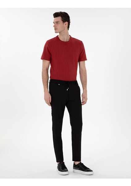 Siyah Klasik Jogger Pantolon