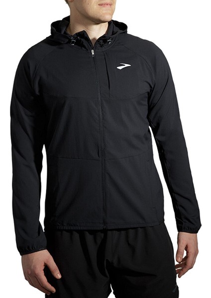 211385052 Canopy Jacket Siyah Kapüşon Yaka Normal Kalıp Zip Ceket