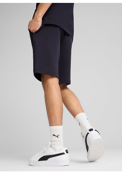 68259816 Ess Shorts 10 New Navy Siyah Lastikli Bel Regular Fit Erkek Şort