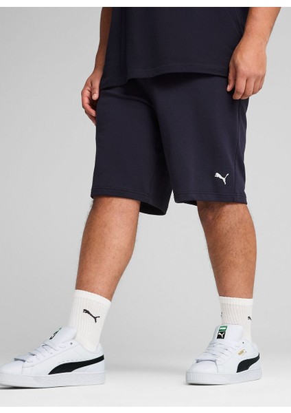 68259816 Ess Shorts 10 New Navy Siyah Lastikli Bel Regular Fit Erkek Şort