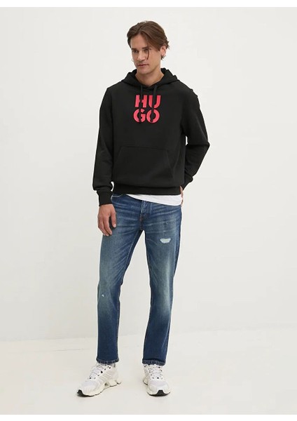 Lacivert Erkek Düz Paça Tapered Denim Pantolon 50525766_HUGO 634