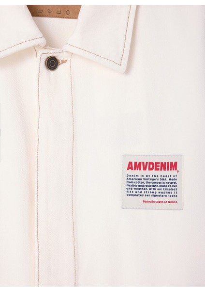 Beyaz Erkek Standart Denim Ceket MJOZ16AE25OFFWHI fiyatları